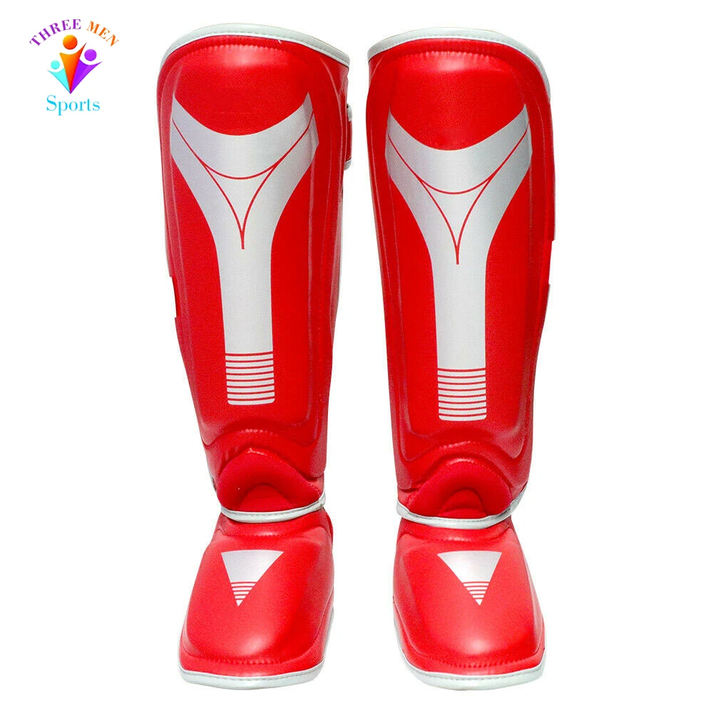 Twins Special Shin & Instep Guard PU Leather Kick Boxing Training Muay Thai Shin Guard in Cheap Price