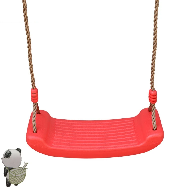 courtyard home portable swing seat  board outdoor hanging rope children plastic swing seat board