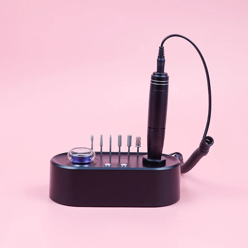 Professional Custom Portable Manicure Nail Drill Wholesale 40000rpm Strong Handpiece Electrical Power Desktop Nail Drill Machine