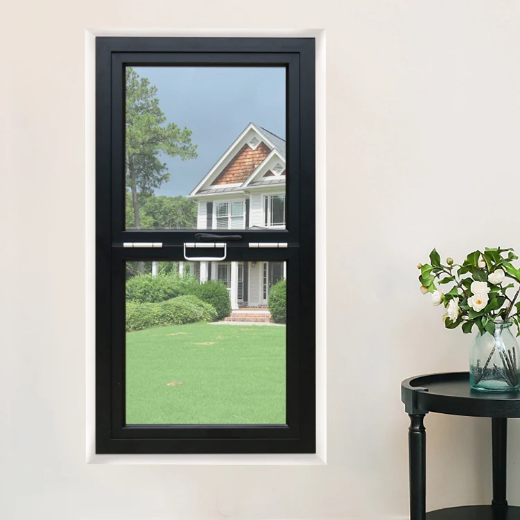 Aluminum Storefront Vertical Sliding Bi-Folding Door Push Up Fold Up Window And Door Vertical Fold Up Windows