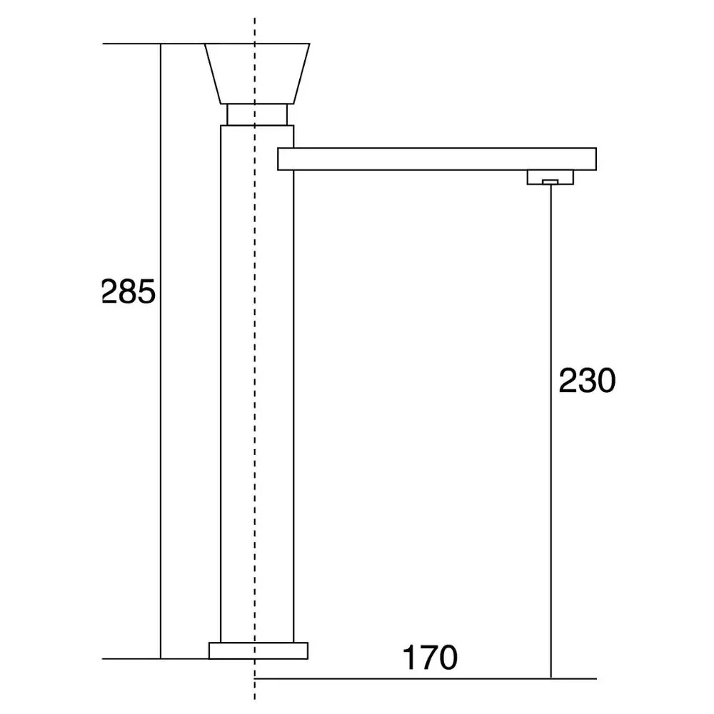 Long Water Spout Full Brass Deck Mounted Water Saving Self Closing Tap Time Delay Faucet for Basin or Public Bathroom