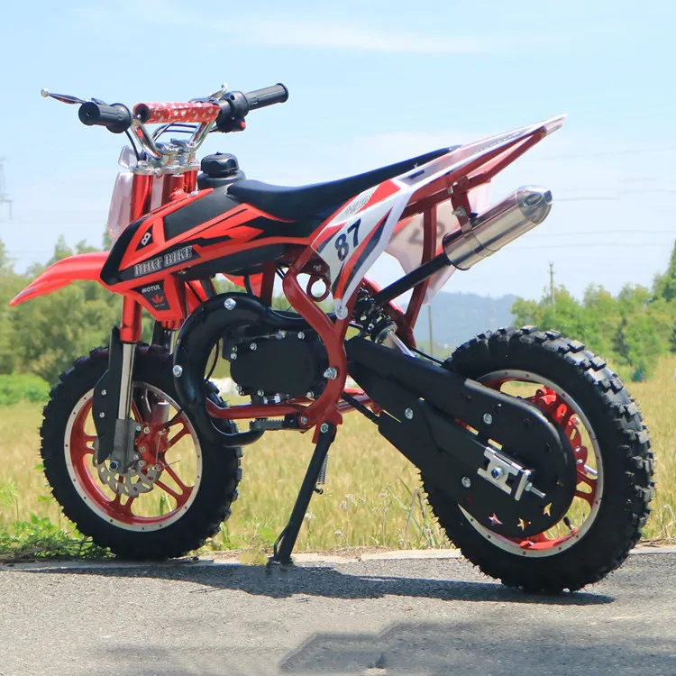 good quality 49cc child  dirt  bike pit bike  KTM style for Kid  dirt bike with pull start
