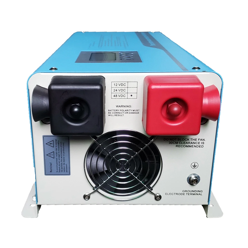 Off grid pure sine wave power inverter  3050Hz/60Hz output frequency 24VDC/48VDC input voltage