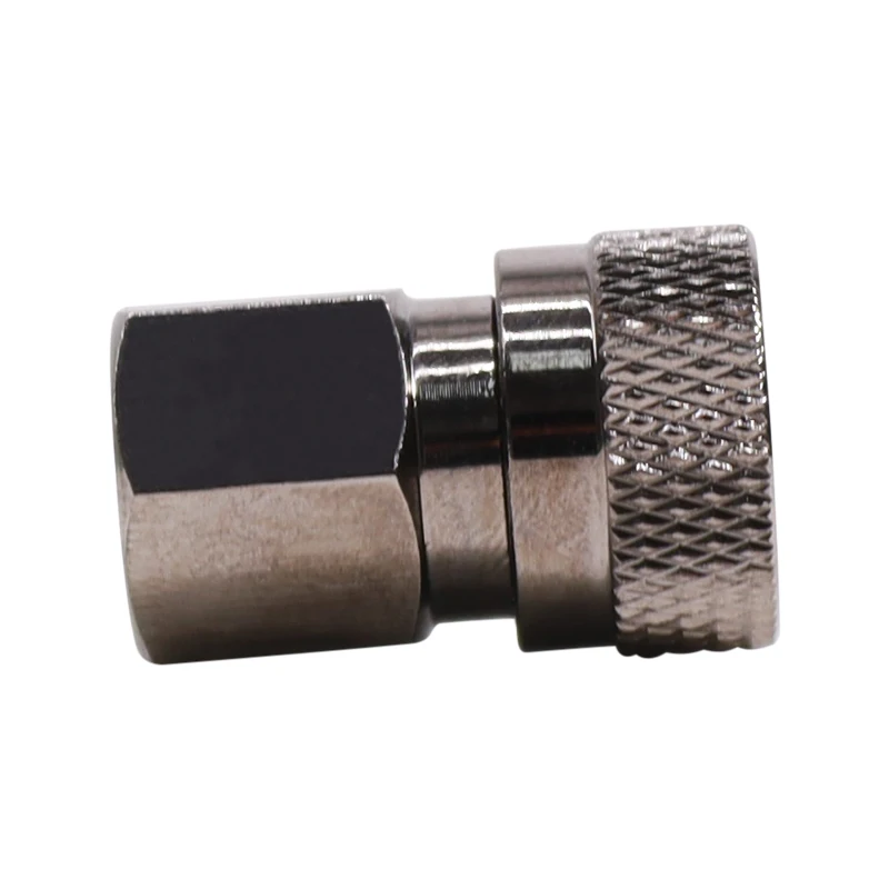 Paintball PCP HPA Stainless Steel Female Quick Disconnect Adapter Adaptor 8mm Nipple Plug 1/8NPT, M10*1, 1/8BSPP