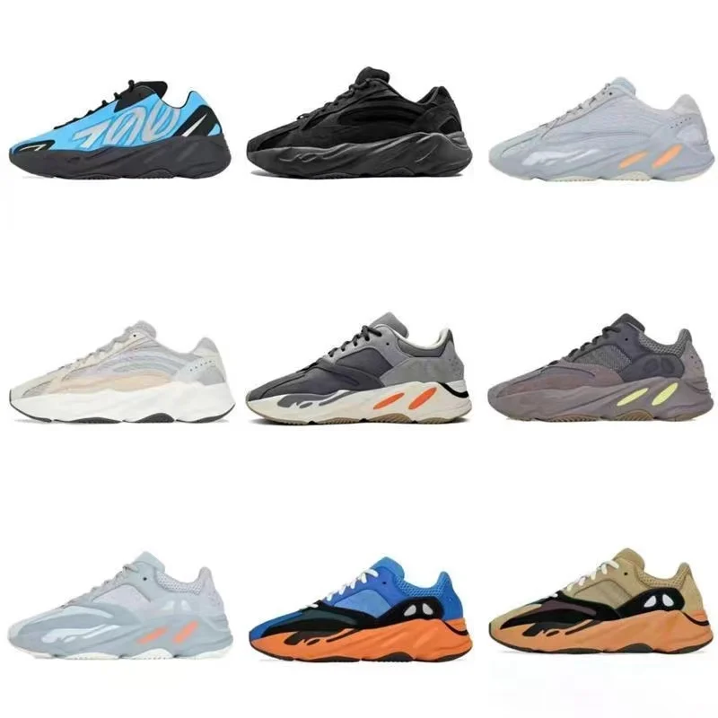 Yeezy 700 V2 Original Logo Brand Designer Sneakers Tenis Cushion Casual Running Men Shoes Chaussures-homm Yezzy Yeezy 700