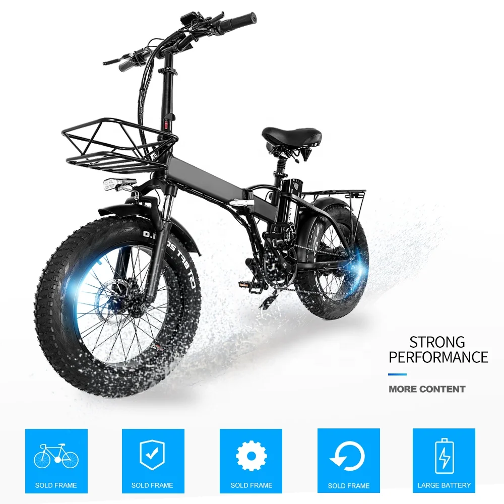 Foldable Electric Bicycle E Bike elettriche 500w 48v 20' Europe Warehouse