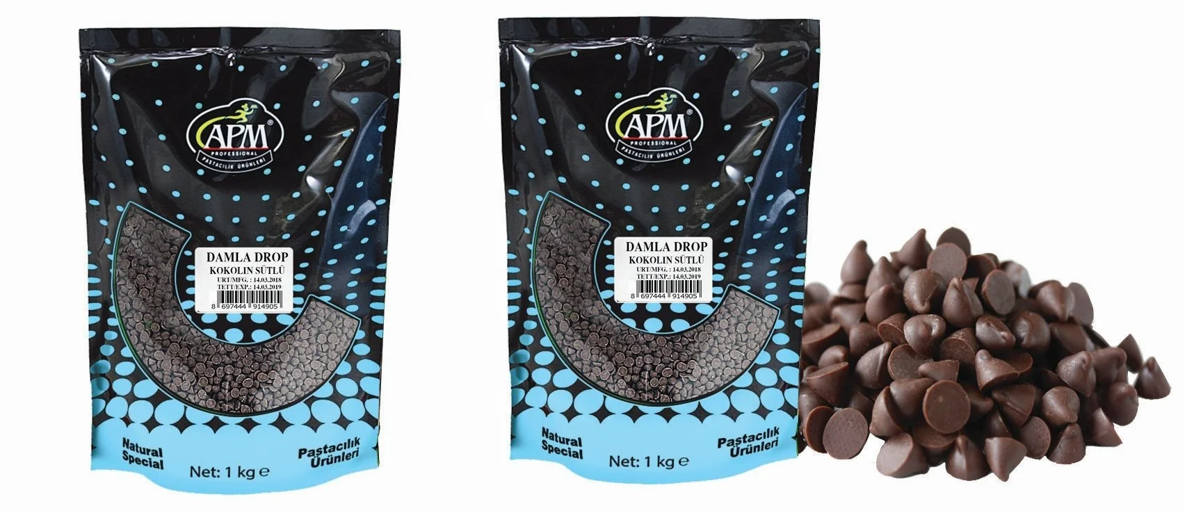 APM Milky Compound Chocolate Drops