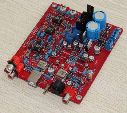 YJ00118-WM8805+AD1955+PCM2706 coaxial optical fiber USB decoder board