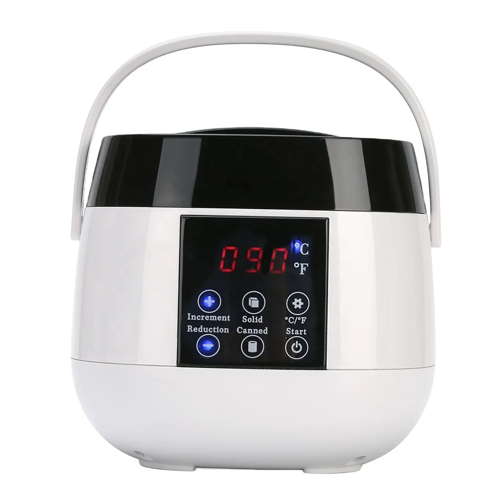 Hair Removal Digital waxing kit electric Wax warmer with kit Professional Depilatory LCD Wax Heater