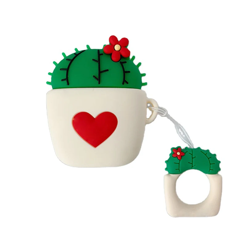 
China factory price 3d cute silicone wireless earphone case for pod pro case cover bag protective pods pro cover 