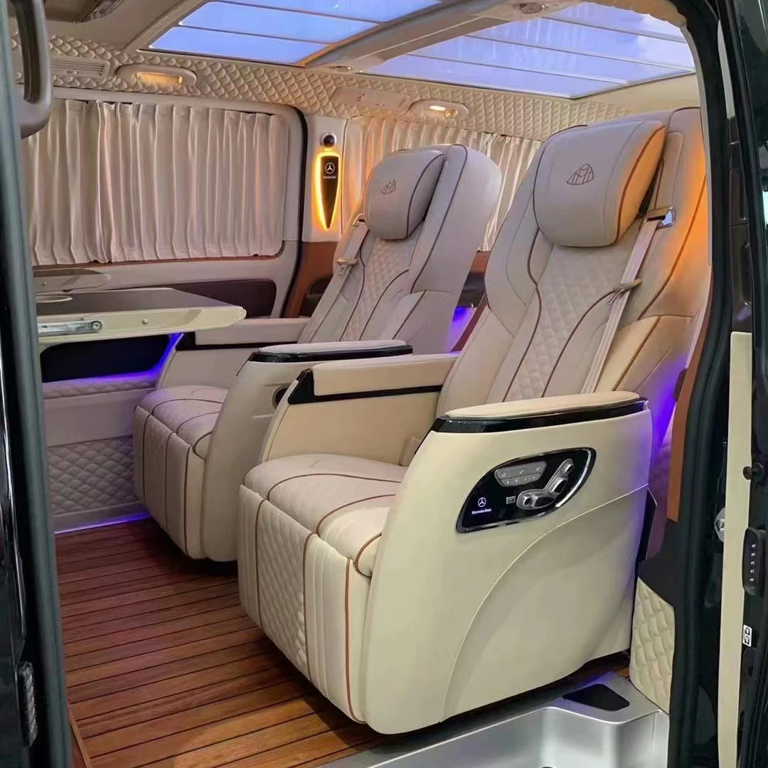 OTW-MNLS custom modified electric adjustable massage ventilated vip luxury auto captain  bus van car seats for van car sale