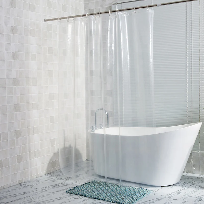 
i@home water proof wholesale modern thick transparent valance shower curtains bathroom 