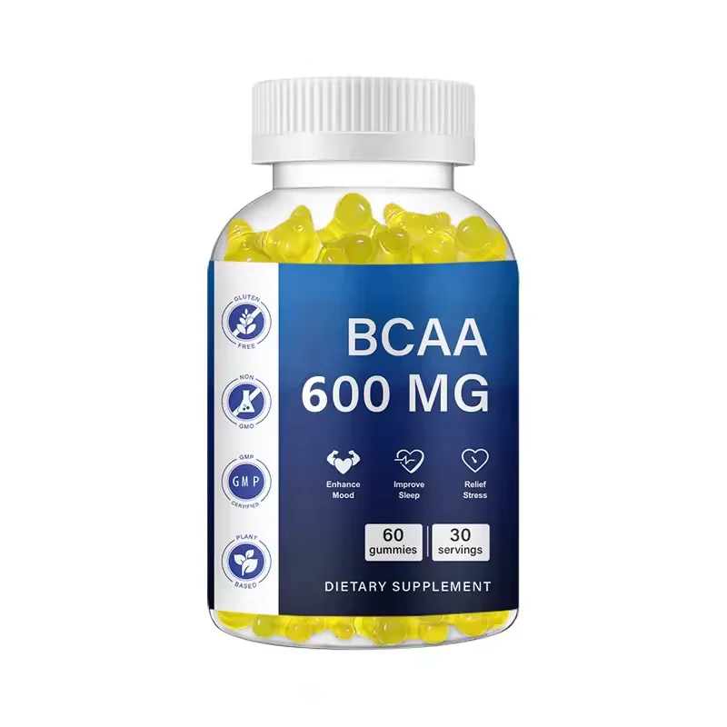 Oem мягкие конфеты Bcaa ветка цепи аминокислоты мышцы 60 упаковка фруктовый вкус потеря веса витамины и добавки 3 г