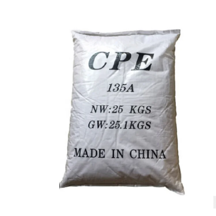 Factory direct selling high quality CPE135A chlorinated polyethylene at competitive prices  63231-66-3