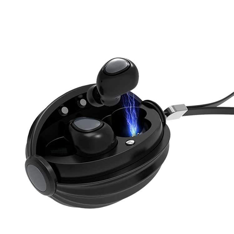 Мини Водонепроницаемый bluetooth один моно вкладыши truely беспроводной стерео наушники