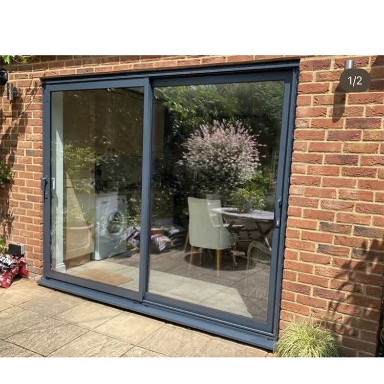 Price 30 x 78 interior windows and glass store front aluminium patio mosquito net for slim frame hurricane impact sliding doors