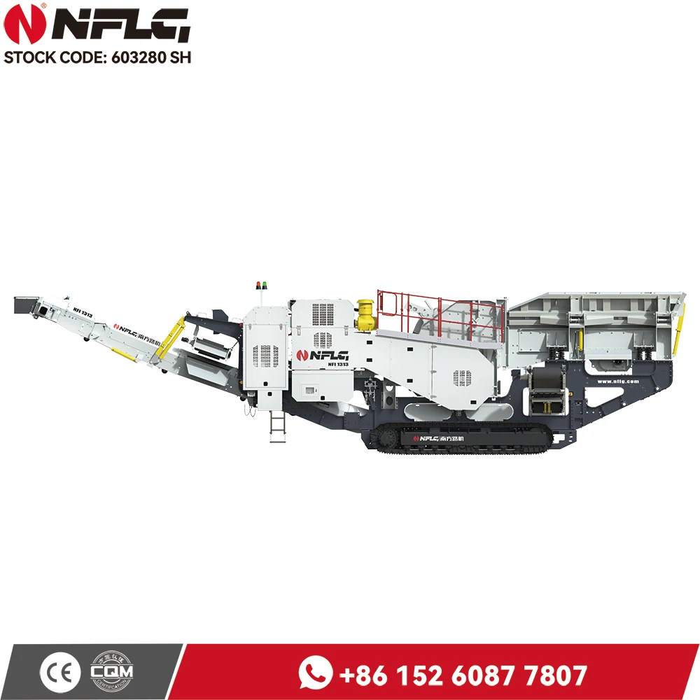 High efficiency impact crusher machine with large capacity production line