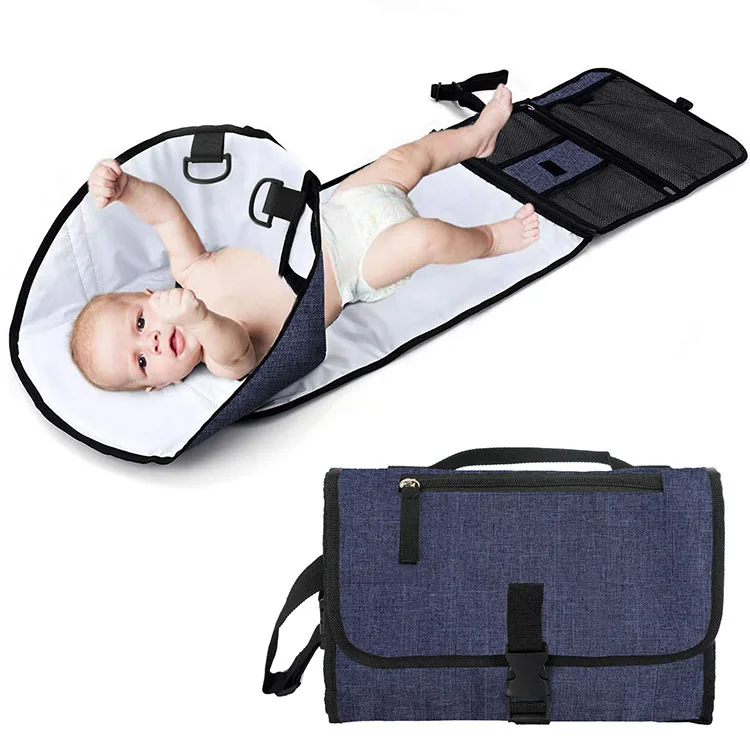 
Diaper Changing Pad for Baby Convenient,Durable,Waterproof Travel Changing Mat with Built-in Head Pillow for Your Infant 