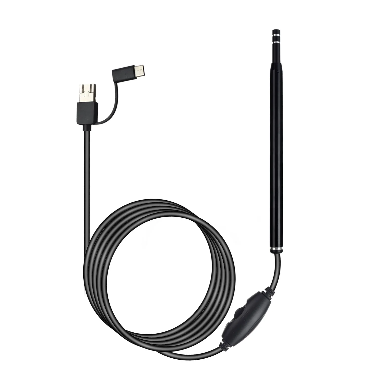  3 в 1 usb hd визуальный наушник для чистки ушей otoscope эндоскоп 5 мм android