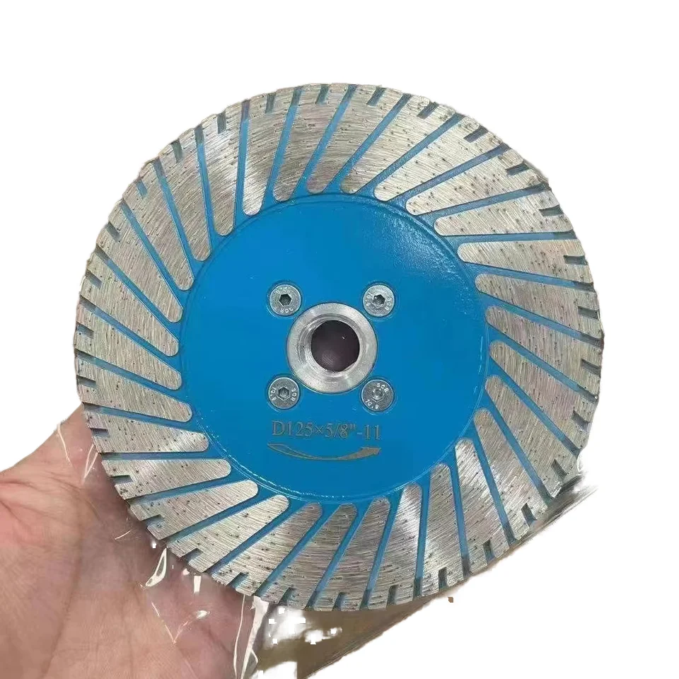High Frequency Welded Turbo Sintered Steel Diamond Granite Cutting Saw Blade M14 Thread for Stone & Concrete Cutting Machines