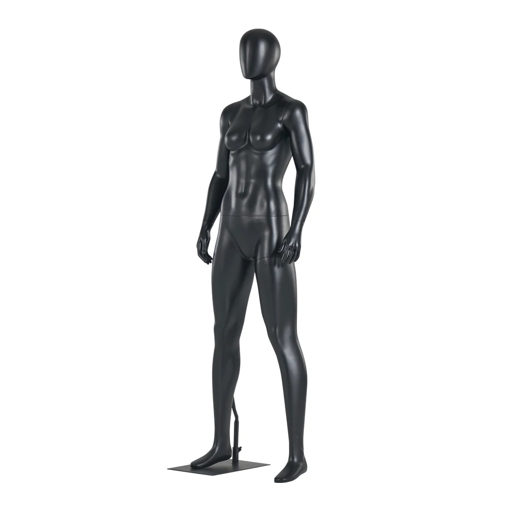 Women Sports Mannequin Black Standing Manniquin Female