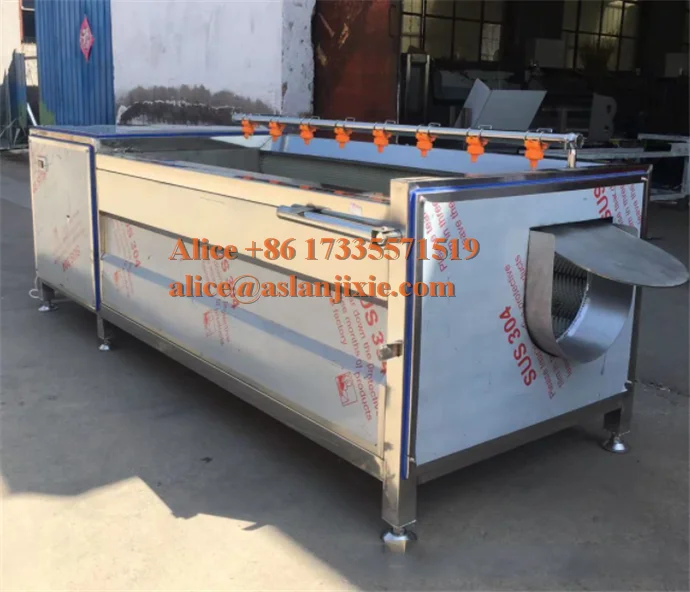 root vegetable skin peeling machine/ carrots hard brush water washing machine