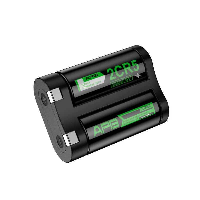 Model 2CR5 6V Lithium Battery 1600mAh Large Capacity Is Suitable for Smoke Alarm Water Meter