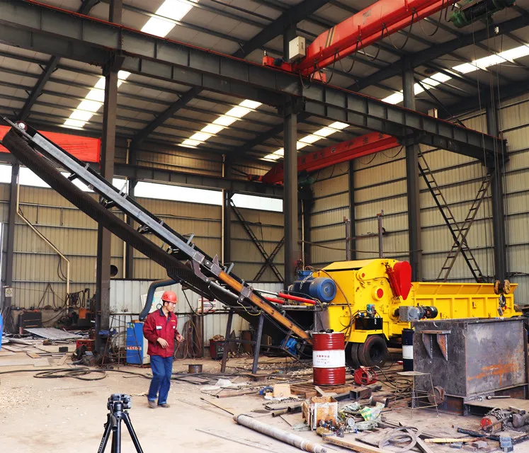 Industrial 100ton capacity Wood Chipper Shredder Machine Wood Crusher Price