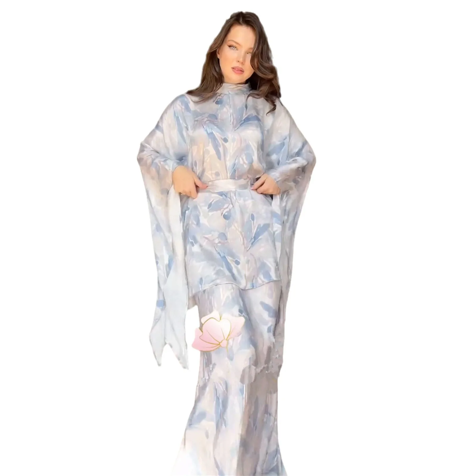 New Dubai Turkey Formal Loose Elegant Evening Long Gown Dress For Woman Abaya Muslim