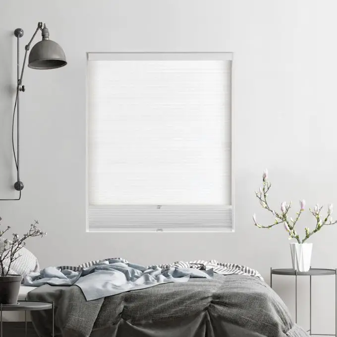 Eco-friendly Honeycomb Blind Motor Top Down Bottom Up Shades Motorized Day and Night Honeycomb Blinds