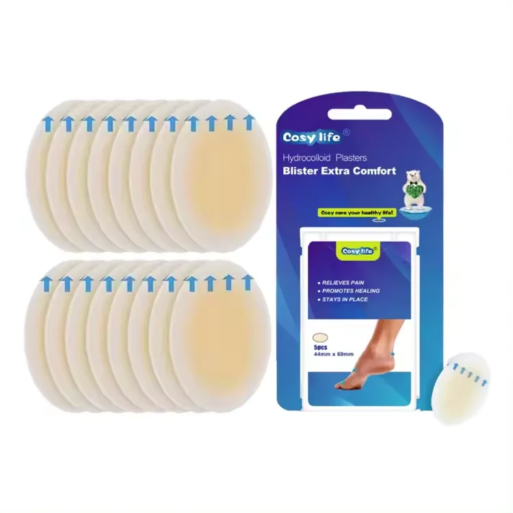 Ultra-thin invisible Hydrocolloid Gel Blister Pads Heel Liner for Heel Foot Bunions Corns Calluses Care Cushion Comfort