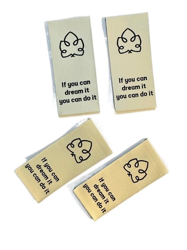 custom made muller machine made weaving woven label for garment