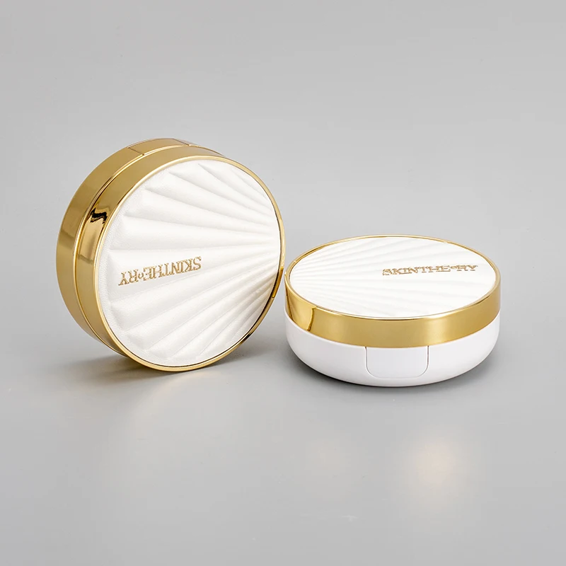 15 г белая бронзовая пудра с рисунком логотипа крем Жидкая Основа BB крем Подушка пластиковая пустая коробка