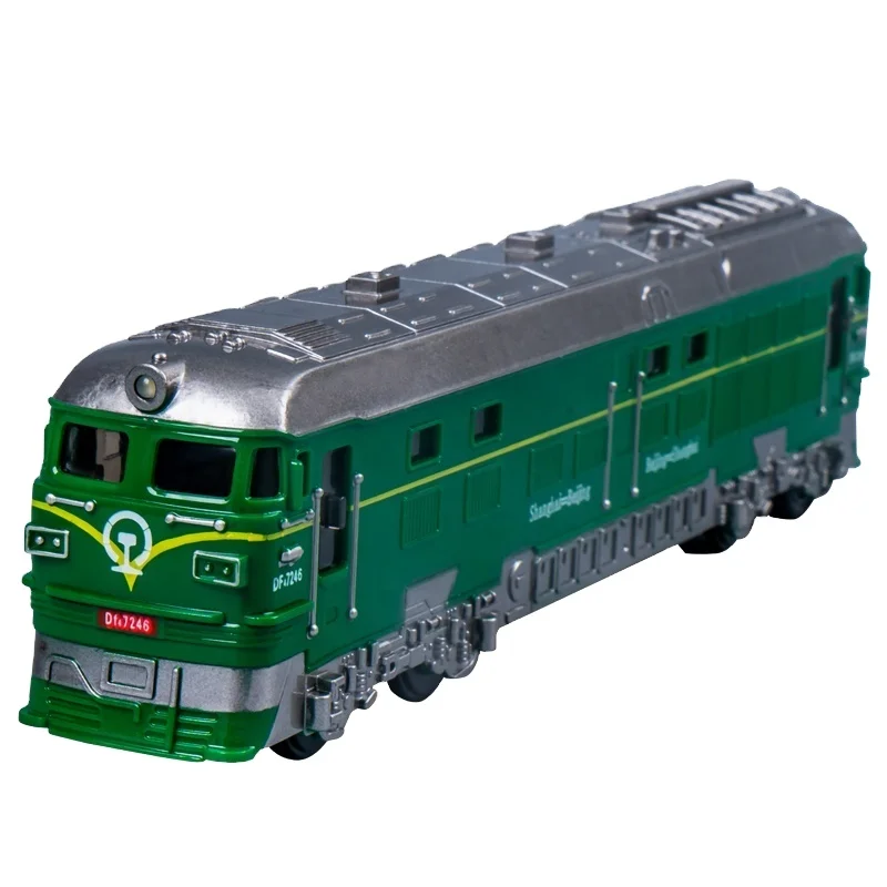 New Design Locomotive Model Train Set Toys with Sound and Light Electronic for Kids