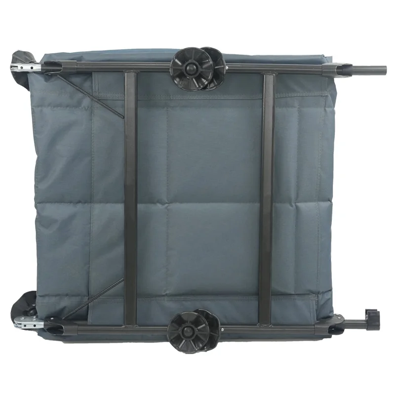 Camp Reclining Rest Chair Soft Cotton Mat Mattress Nap Cot Bed Portable Sleeping Travel Office Steel Folding Outdoor Camping Bed