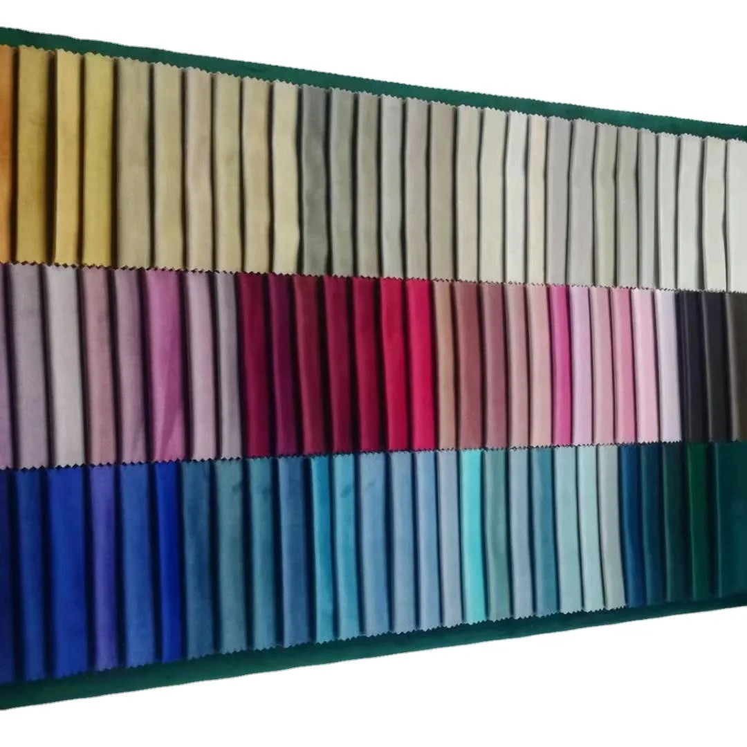 Обивки Дивана OEM подгонял плотность волоскового салона китайский голландский бархат/вельвет с 260GSM 100% полиэстер флисовая ткань