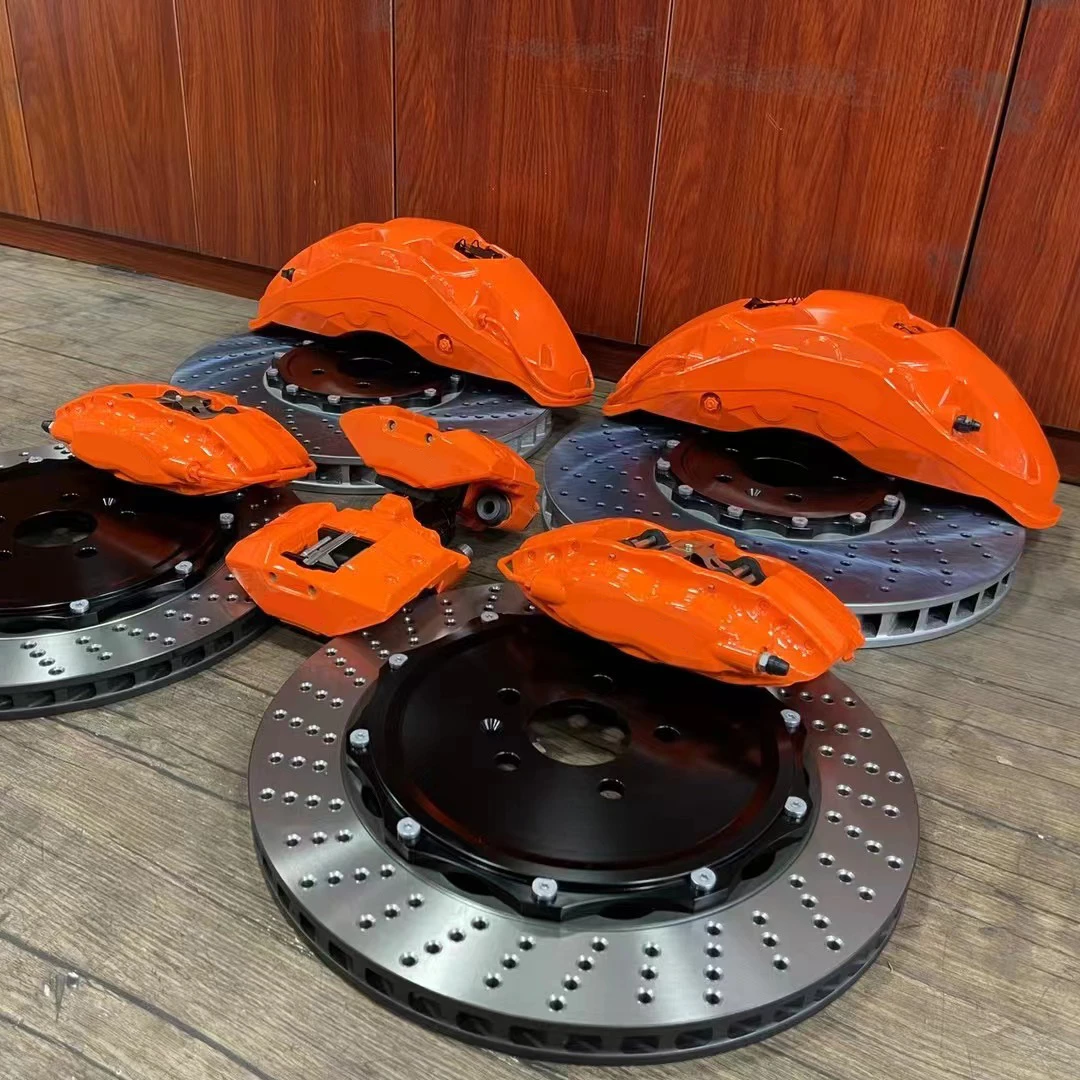 Передние 10 поршней задние 4 горшка большой тормозной суппорт комплект для zeekr brake zeekr 001 тормозные колодки