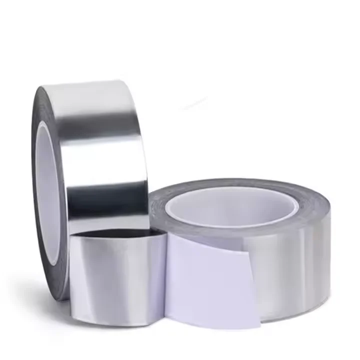 Best Selling High Temperature Self-Adhesive Duct Tape Factory Reinforced Aluminum Foil Food Grade Fireproof