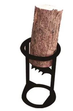 Heavy Duty Wood Splitter, Cast Iron Manual Log Splitter, No Sharp Edge, Firewood Splitter, Kindling Splitter