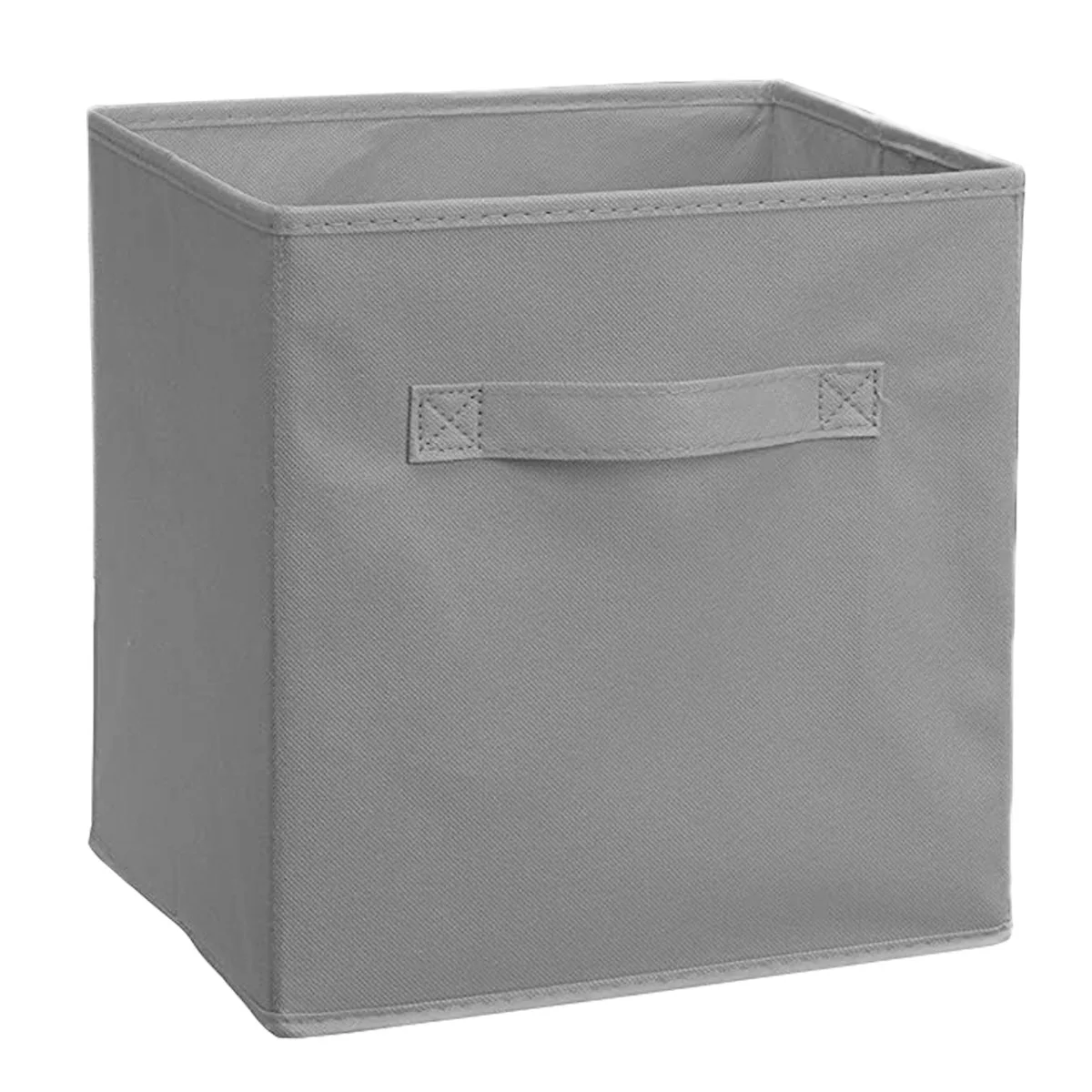 Closet Storage Bin  Box Non-woven storage box gray shelves Foldable basket clothing drawers