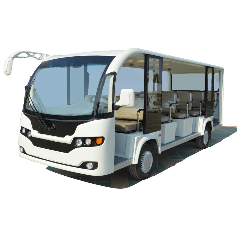 
14 Seats Small Electric Sightseeing Passenger Car Mini Electric Bus  (1600072967053)