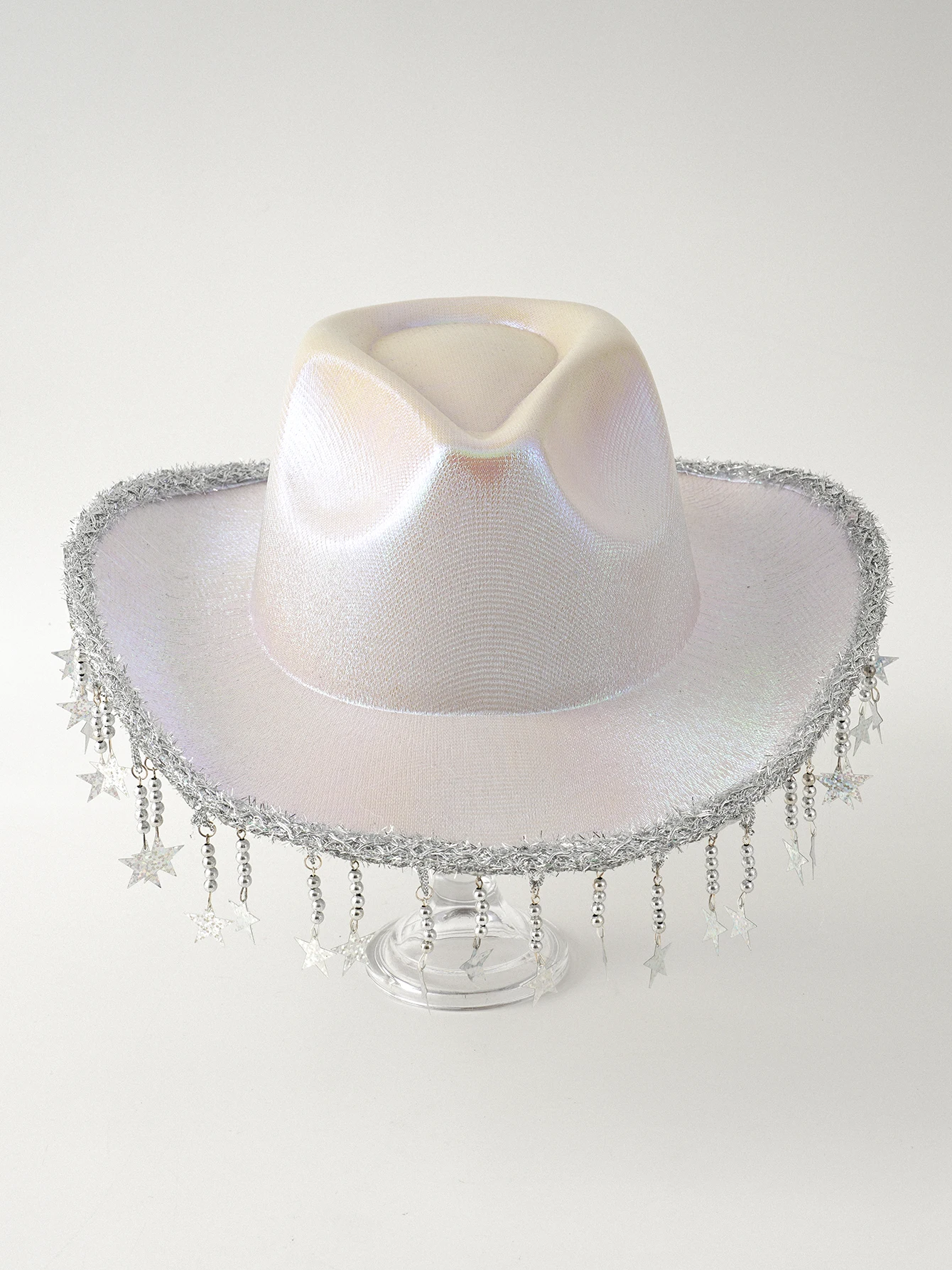 Women Sparkly Metal Rivet Western Cowboy Hat Bachelorette Party Hen Party  Cowgirl Hat Fedora Hats Bridal Shower