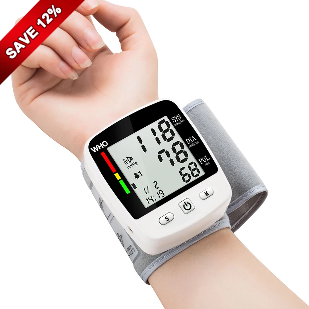 CE Approved Top Quality New Design Digital Wrist Automatic Smart Pressure Measuring Devices Blood Pressure Devices