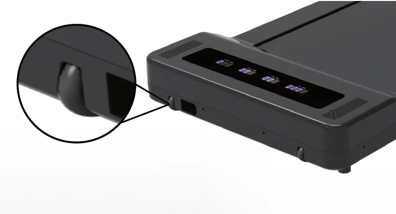 CE  Red Home Use  walking treadmill pad  motorized automatic equipment under desk treadmill with Bluetooth music