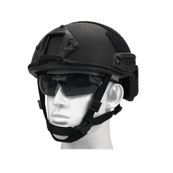 Factory supply MICH PASGT Tactical NIJ IIIA StandardBlack Army MilitaryFASTBallistic Bulletproof Helmet