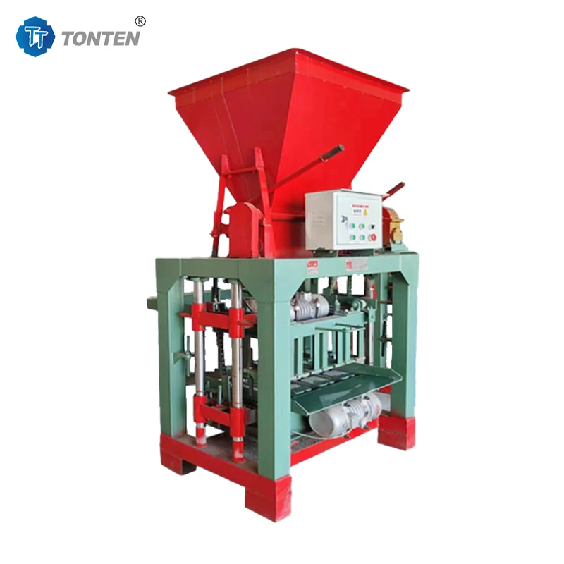 Factory Direct Supply Small Fully Automatic DF4-35B Brick Making Machine With Hopper Made In China