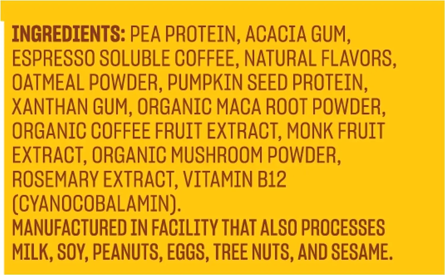 Wholesale OEM  Vegetable protein powder contains 100 mg caffeine and vitamin D for energy support of immune function