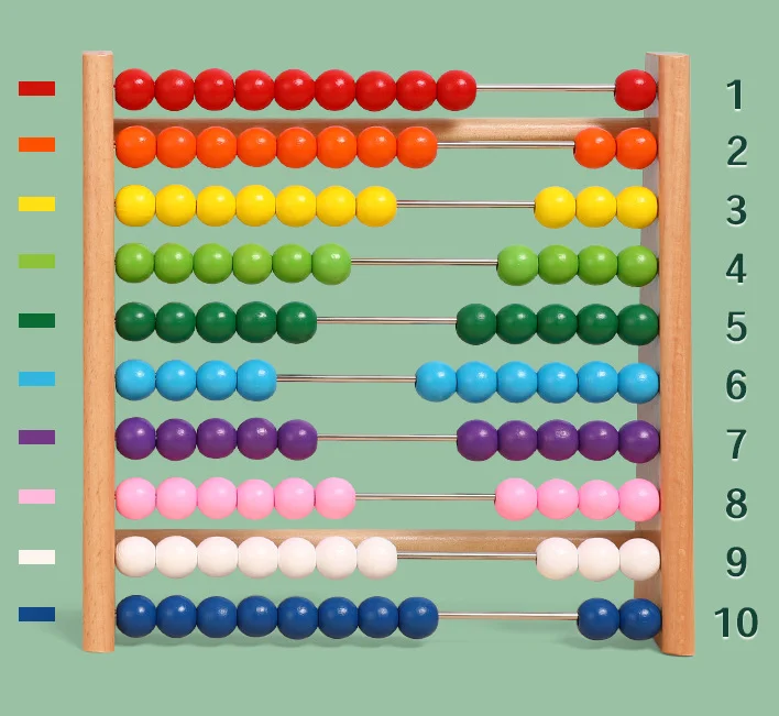 Прямая Продажа с фабрики оптовая продажа забавных игрушек деревянные счеты бусины инструменты игрушки для обучения математике ребенка