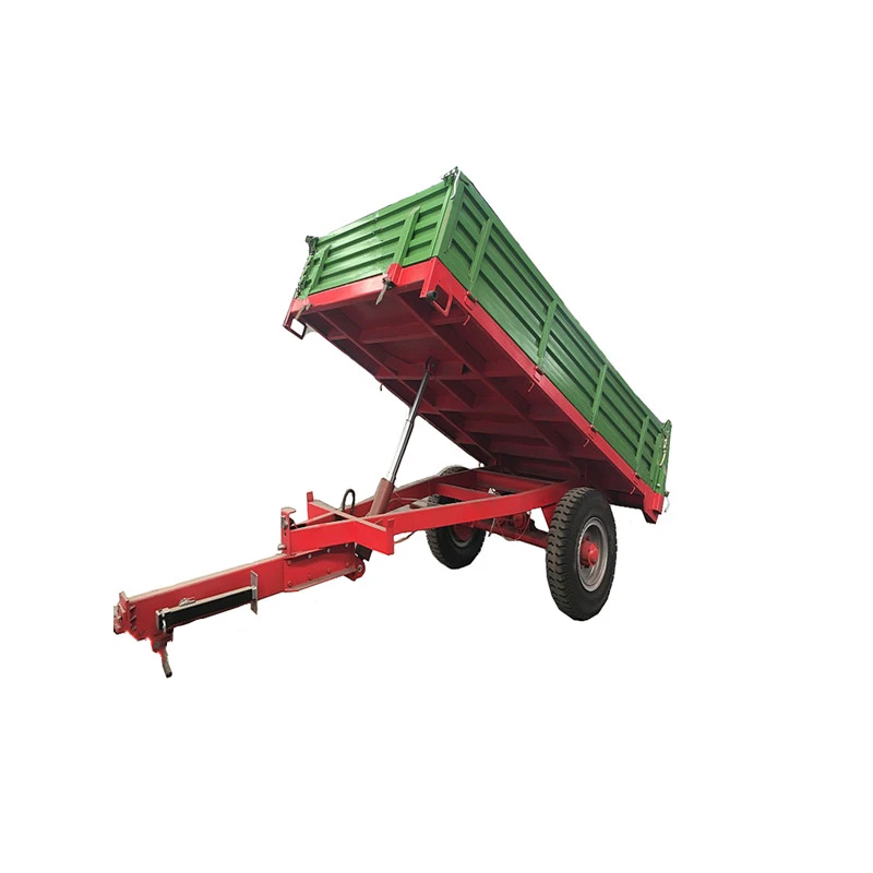 10 tons Durable Farm Hydraulic Dump Air Brake Trailer Agri Trailer