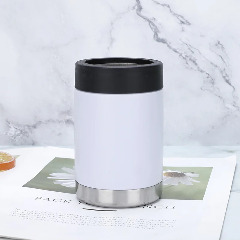 New arrivals 12OZ Beer Cooler 304 Stainless Steel Beer Bottle Can Holder Double Wall Vacuum Insulated